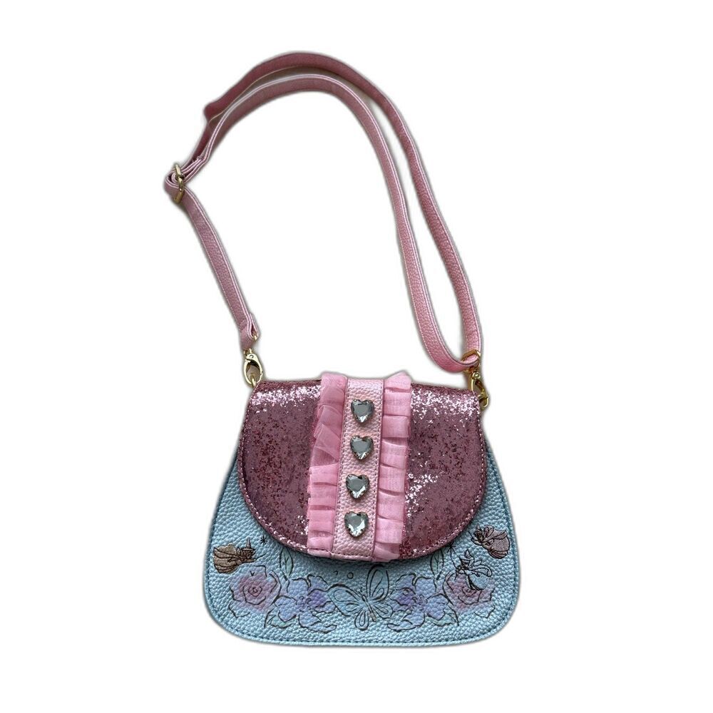 Disney Crossbody Bag Sleeping Beauty Sparkles Rhinestones Walt Disney World Kids